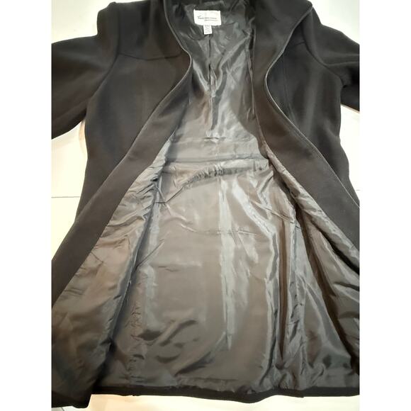 Two by Vince Camuto Coat Womens XL Black Hooded Full Zipper (115) - Picture 1 of 9